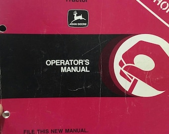 John Deere 2950 Tractor Manual Operation