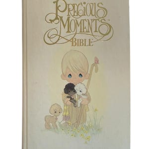Precious Moments Salmos Ilustrado Libro de Regalo Cristiano Inspirador Devocional Religioso Vintage