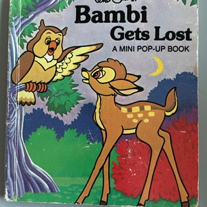 Walt Disney’s Bambi Gets Lost pop up book