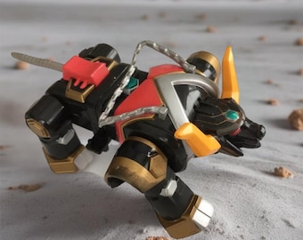 Vintage 1998 Bandai Power Rangers Lost Galaxy Torozord Black Bull Action Figure see all photos
