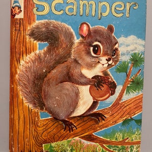 Scamper Rand McNally Elf Children’s Book 1959