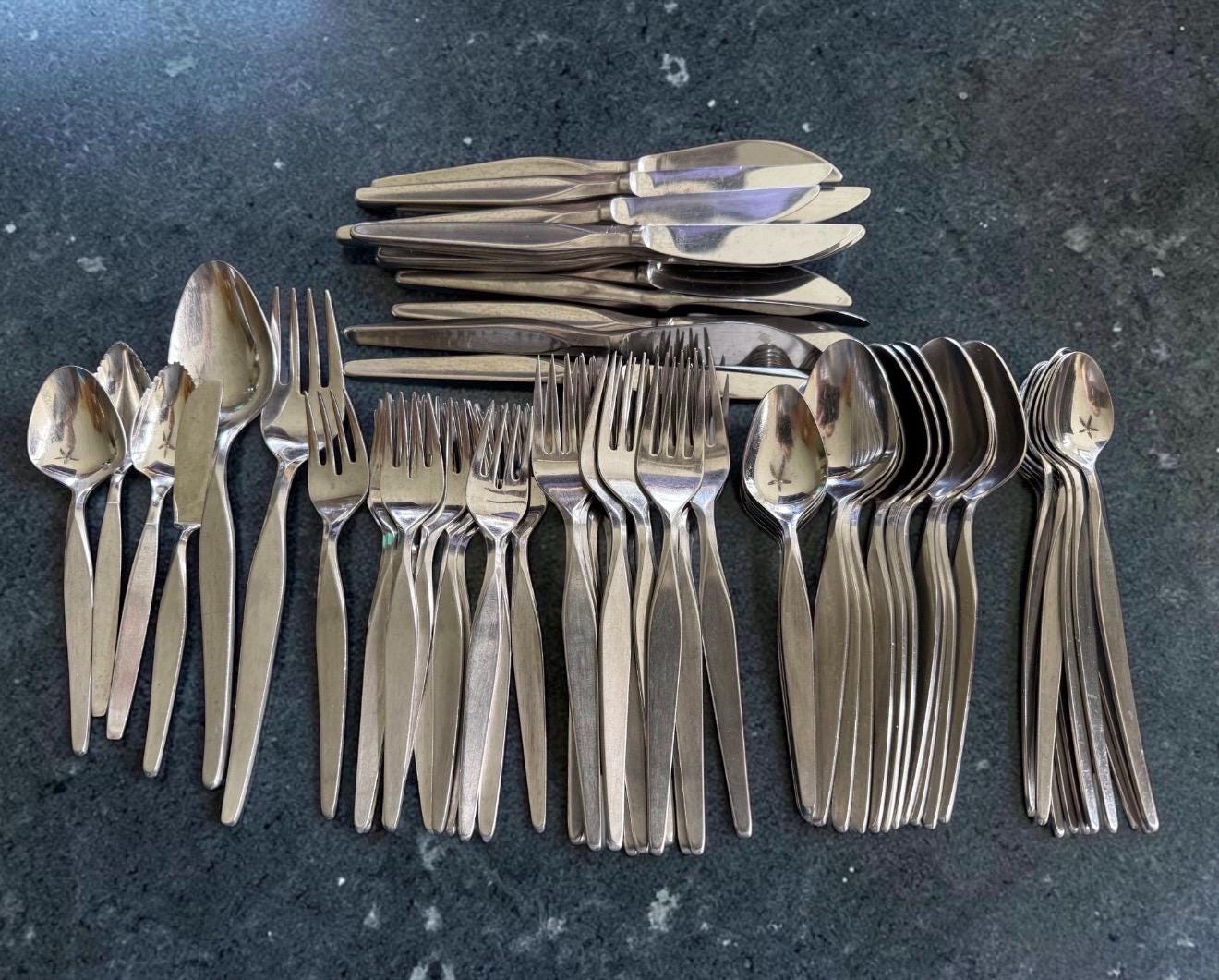 Noritake 18 8 Stainless Steel Flatware - Etsy
