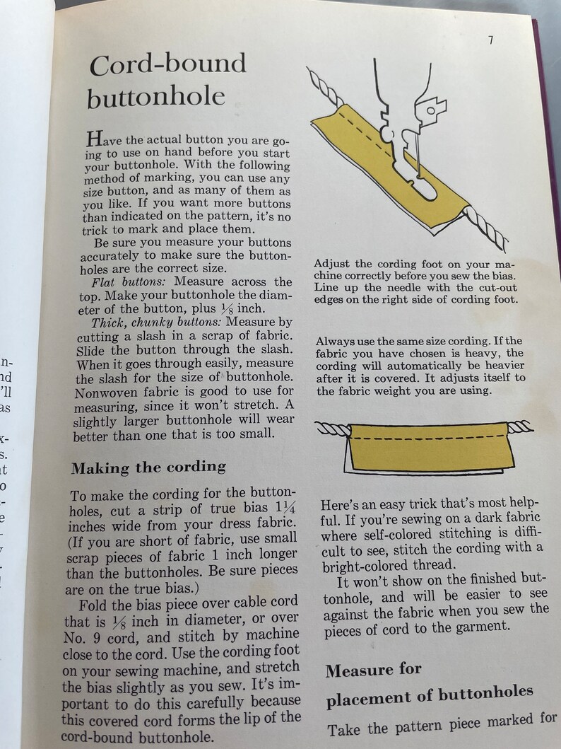 Vintage Better Homes & Gardens Professional Sewing Tips Pockets Collars ...