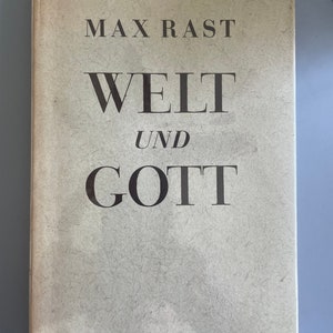 Welt Un Gott vintage 1952