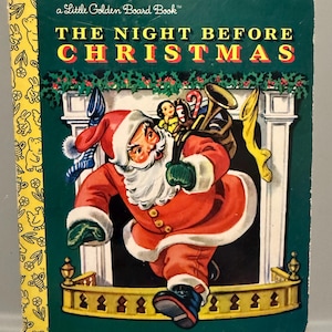 The Night before Christmas Board Book golden Book Classic