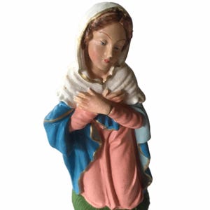 Fontanini Italian Italy mary paper mache Christmas nativity