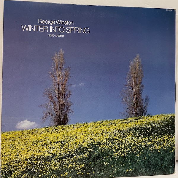 George Winston - Winter into Spring Solo Piano Vinyl Record  hard to find in vinyl 1982