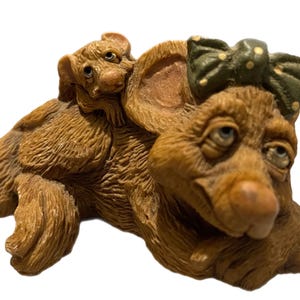 Frumps D and D studios resin made USA mother Mouse and mouse baby