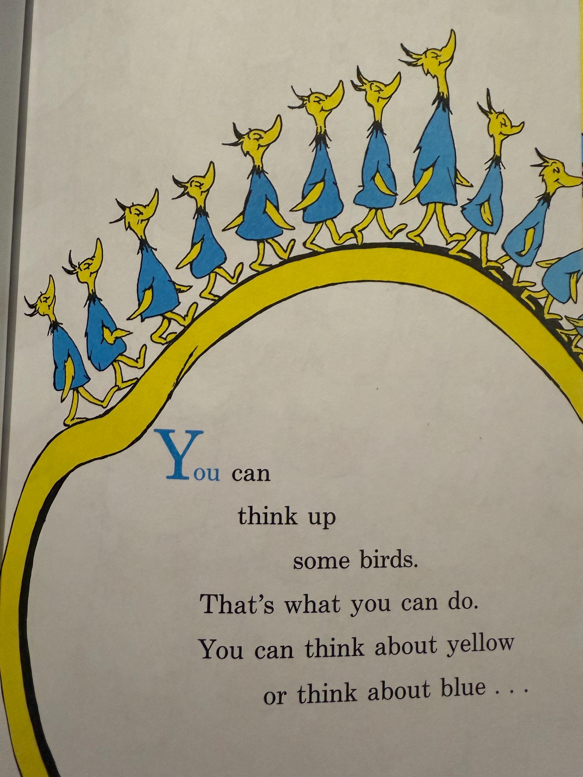Dr. Seuss Oh the Things You Can Think 1975 - Etsy