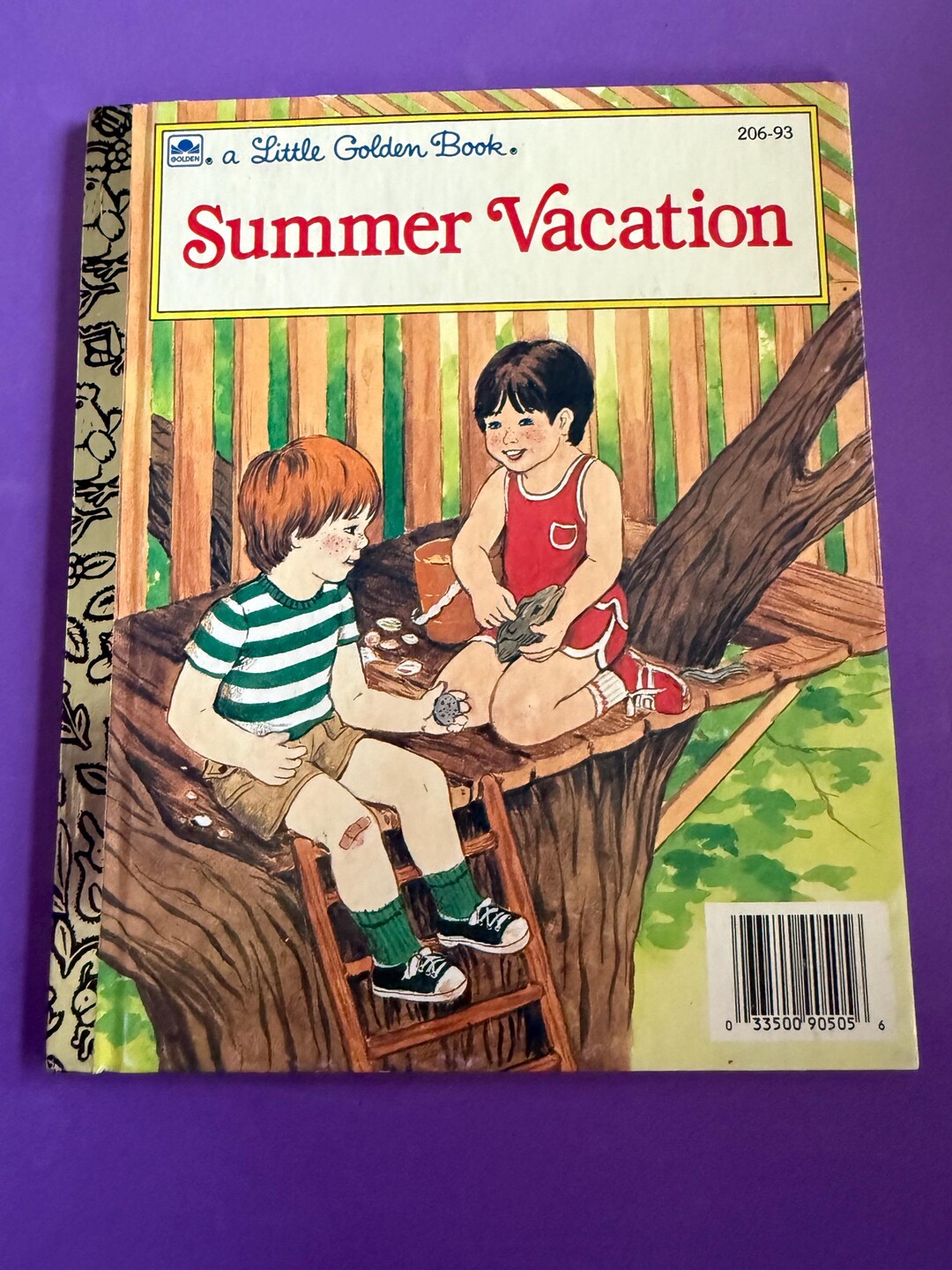 Golden Book Summer Vacation Etsy