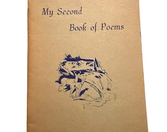 Vintage Christian Poetry Booklet “My Second Book of Poems” Beverly J Van Hoven Signed Religious Poems Faith Devotional 1950s GR Michigan