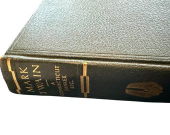 Antique Mark Twain A Connecticut Yankee in King Arthur’s Court 1917 Collier Illustrated Vintage Classic Novel Book