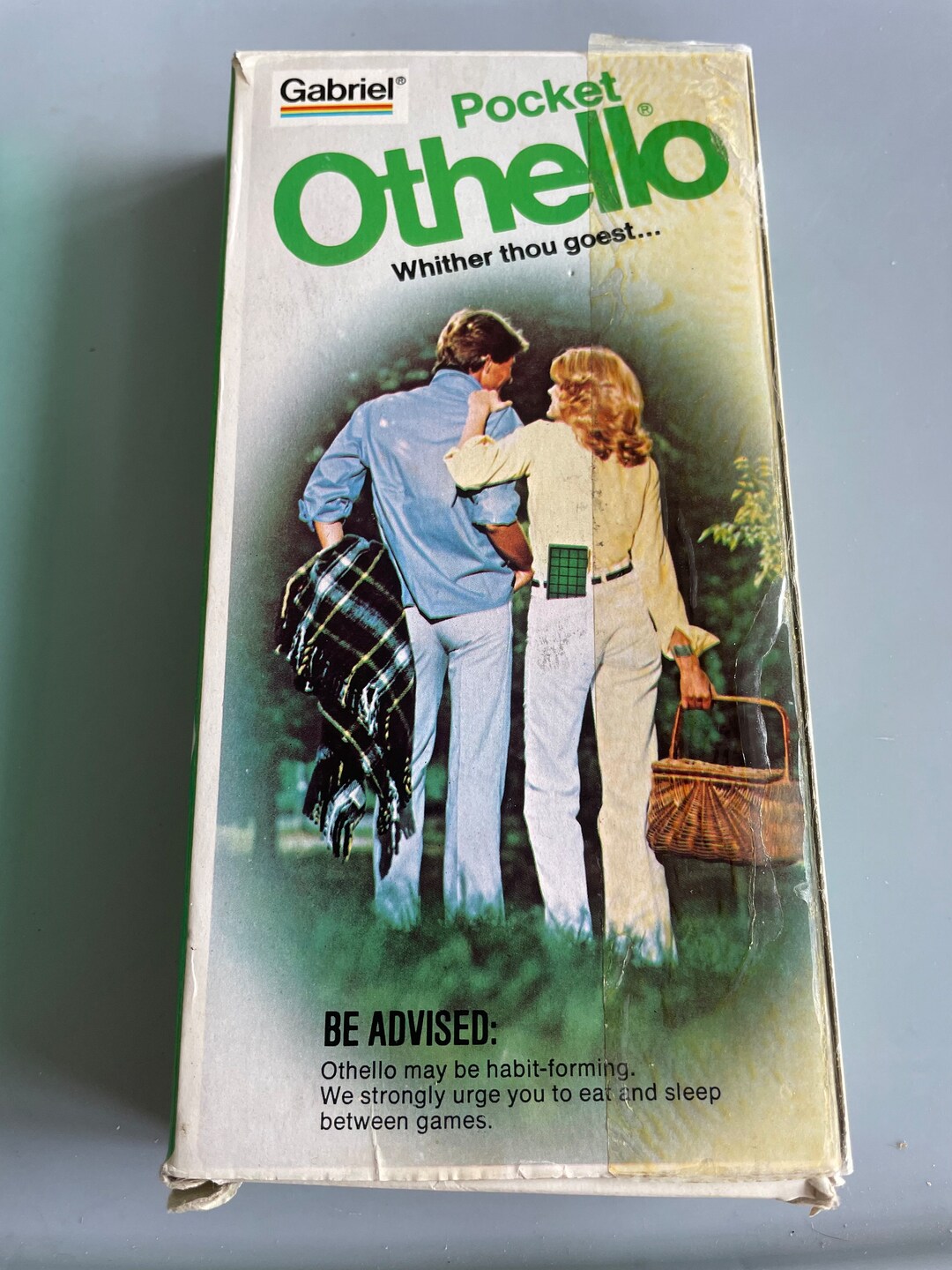 Gabriel Pocket Vintage Othello Game With Magnetic Folding Case