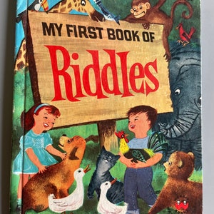 My First Book of Riddles Wonder Book 1960 - Etsy