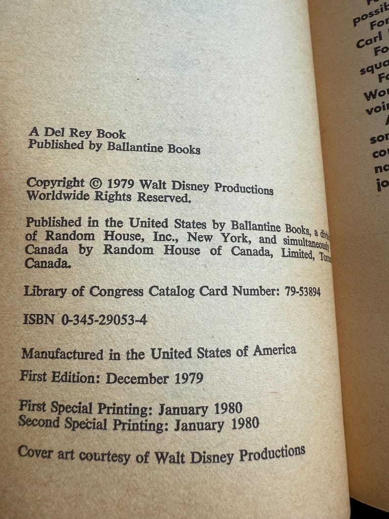 The Black Hole 1979 Paperback Novelization Alan Dean Foster Sci Fi Book image 6