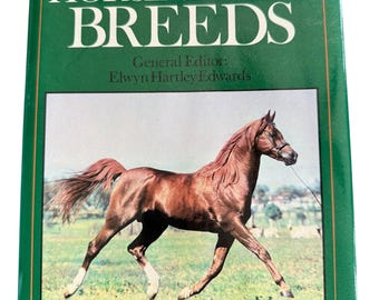 Standard Guide to Horse & Pony Breeds Hardcover Book Elwyn Hartley Edwards McGraw Hill Illustrated Horse Encyclopedia Vintage Equine Referen