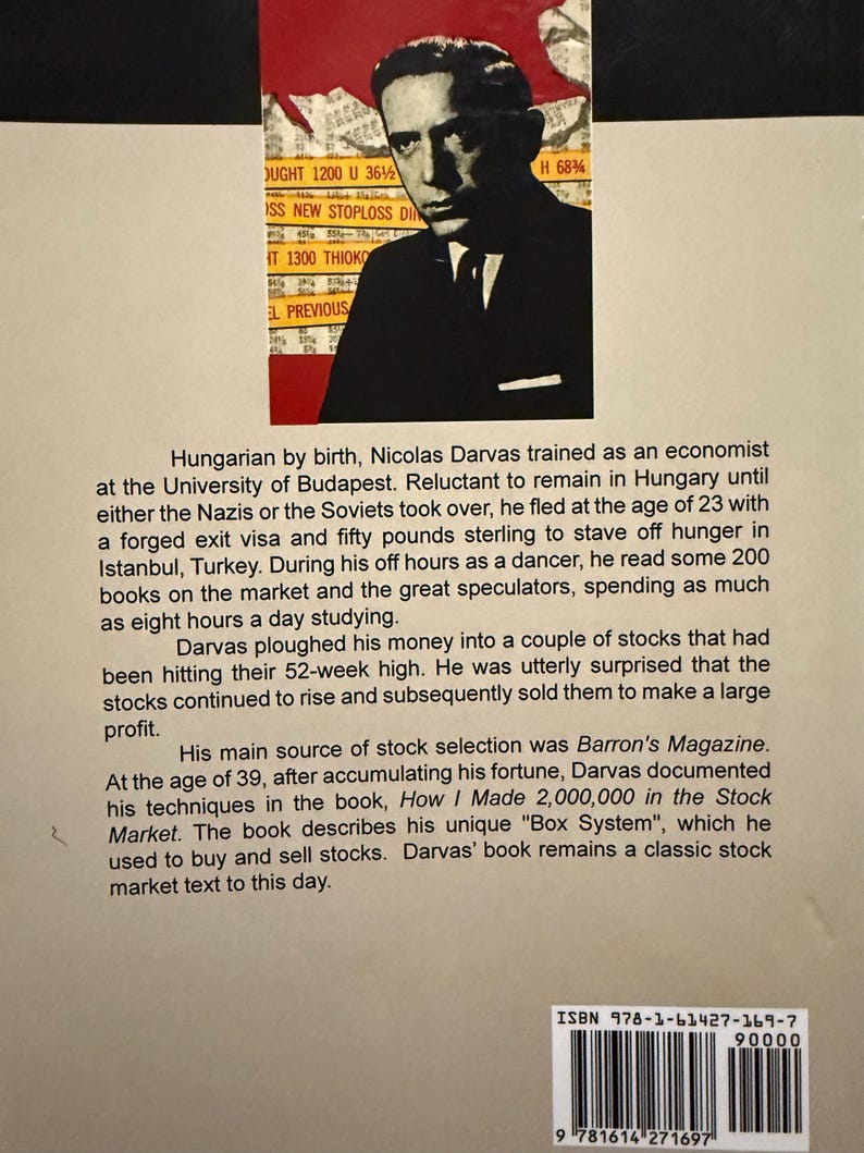 How I Made 2,000,000 in the Stock Market Nicolas Darvas Vintage ...