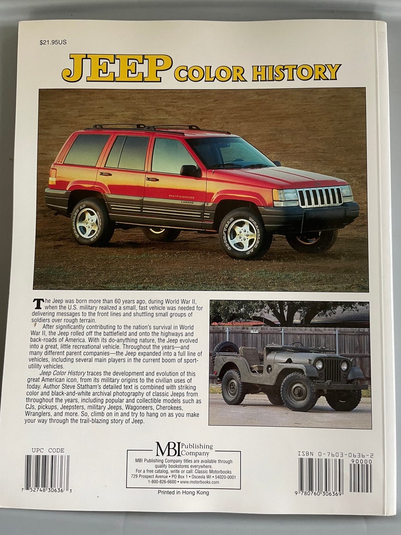 Jeep Color History - Etsy