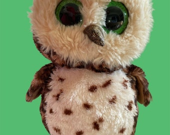 Ty Sammy Owl Green eyes