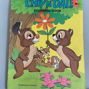 Walt Disney’s Chip and Dale Coloring Book used 1970’s