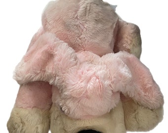 FAO Schwarz Pink Cream Puppy Dog Hound Fluffy Floppy Ears Plush Lovey 18 Large Soft Cuddly Etsy