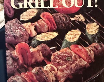 Grill Out!  A Collection of Barbecue Recipes from Weber (1990  ) Spiral steak turkey chicken indirect heat cook out