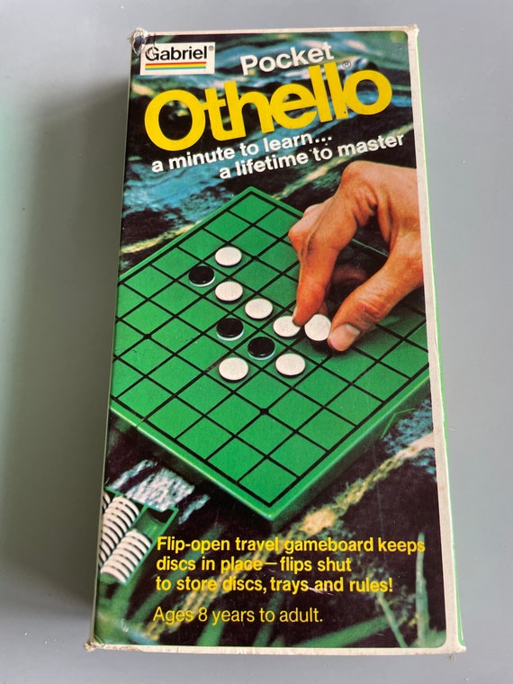 Gabriel Pocket Vintage Othello Game With Magnetic Folding Case