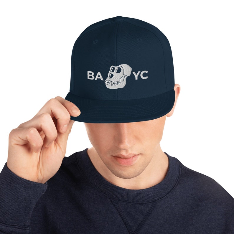 Bored Ape Yacht Club Embroidered Hat BAYC Snapback NFT - Etsy