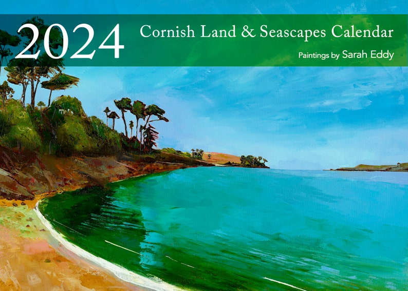 2024 Cornish Land & Seascapes Calendar by Sarah Eddy Art Etsy UK
