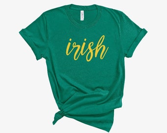 TooLoud Distressed Traditional Irish Shamrock Infant T-Shirt Dark
