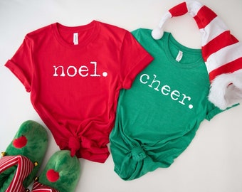 Merry And Bright Couple Christmas Shirts, Christmas Morning T-Shirts