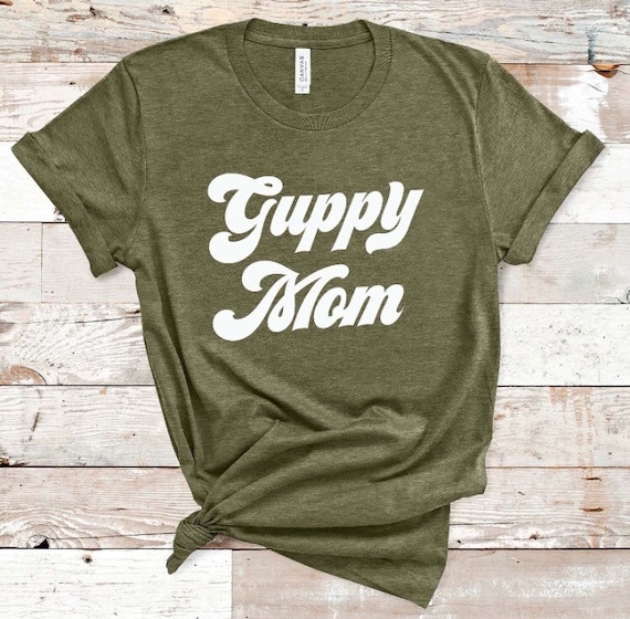Guppy Mom Shirt, Fish Lover Tee