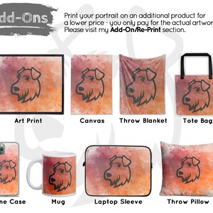 Custom Pug Portrait, Custom Pet Portrait, Personalized Pug Gift ...