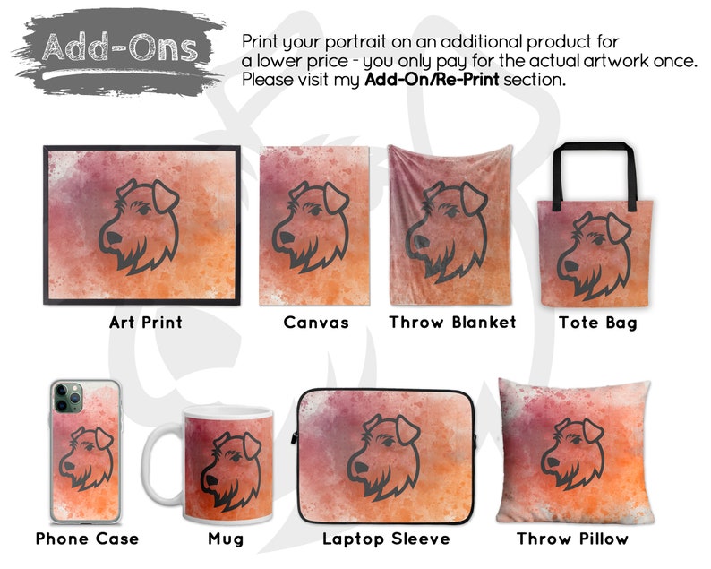 Custom Pug Portrait, Custom Pet Portrait, Personalized Pug Gift ...