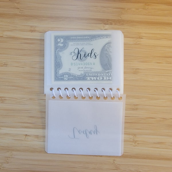 Spiral-Bound Mini Cash Envelopes