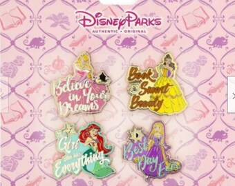 TRADING BOOK FOR DISNEY PINS Princess Group Ariel Belle PIN BAG