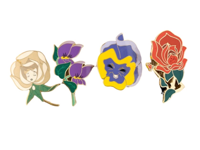 Disney Pins Alice in Wonderland Flowers Collection Trading Pin