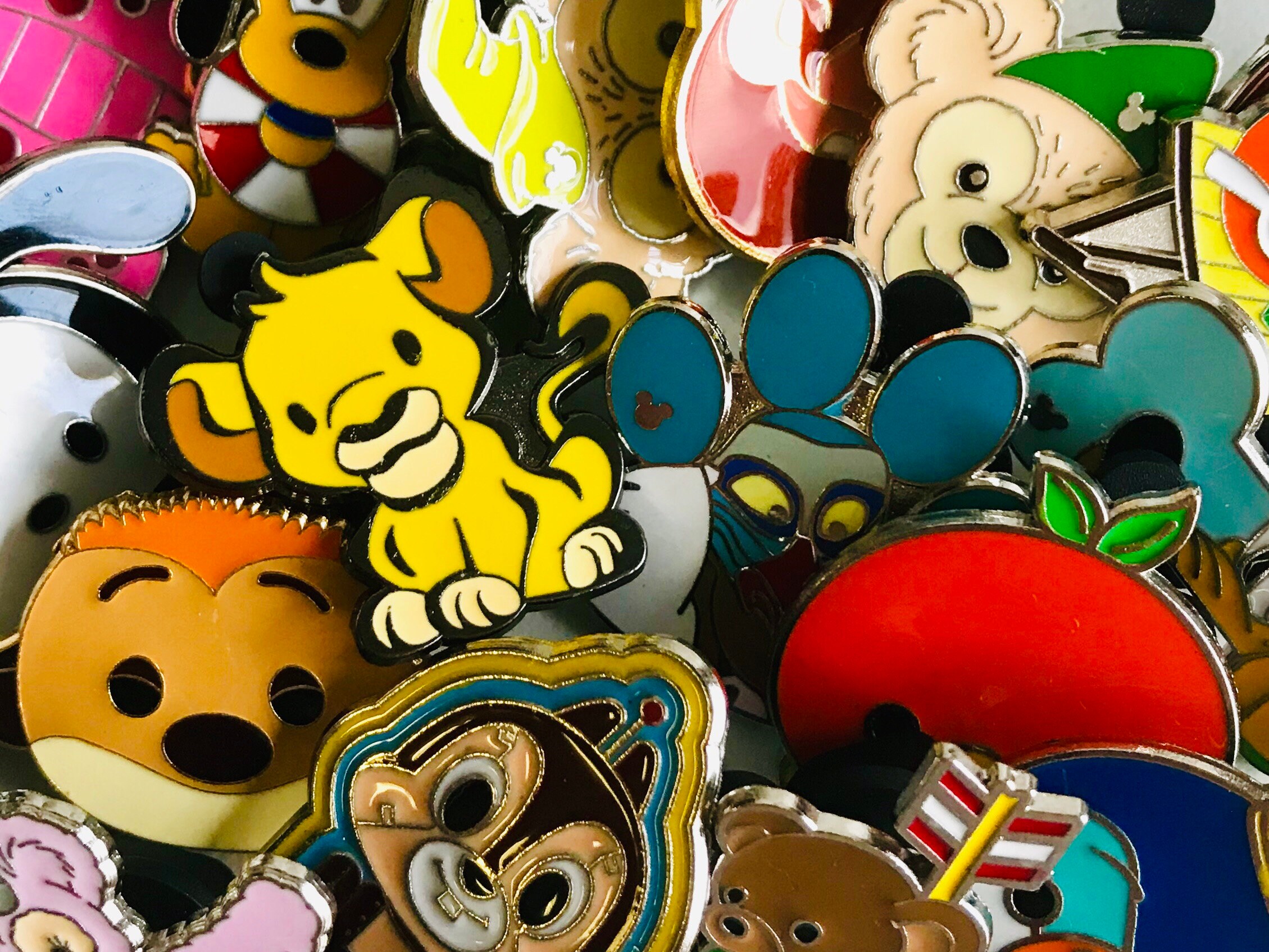 Disney Pins Animals Bundle (10 Individual Pins)
