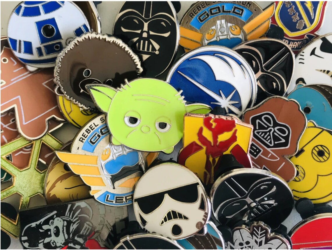 mandalorian disney trading pin