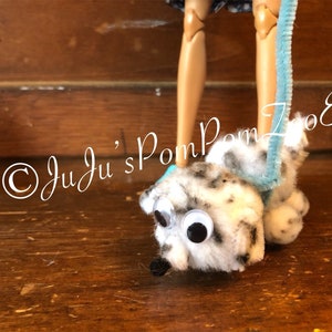 Dollie Dog Black And White Puppy Diy Pom Pom Craft Kit Etsy