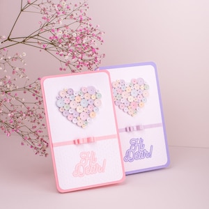 The Heart's Spell Card: Handgefertigte Liebes-Designs in Quilling