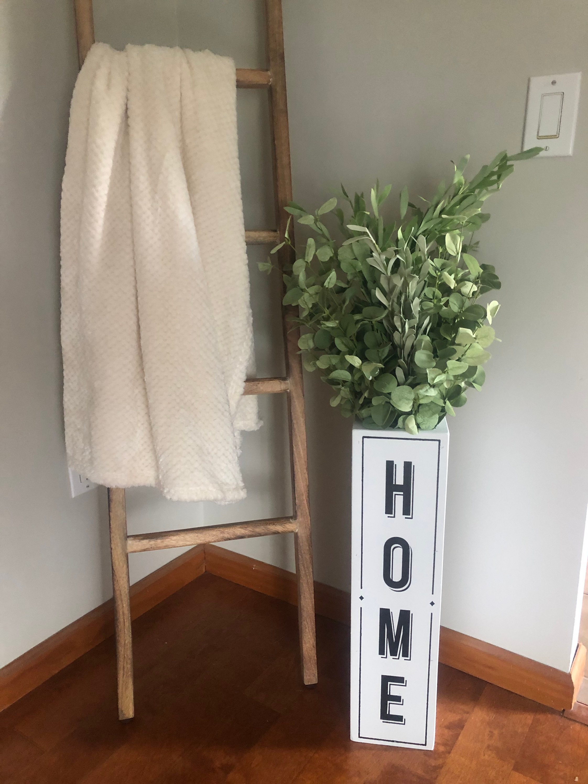 White floor vase farmhouse vase entryway decor large floor Etsy