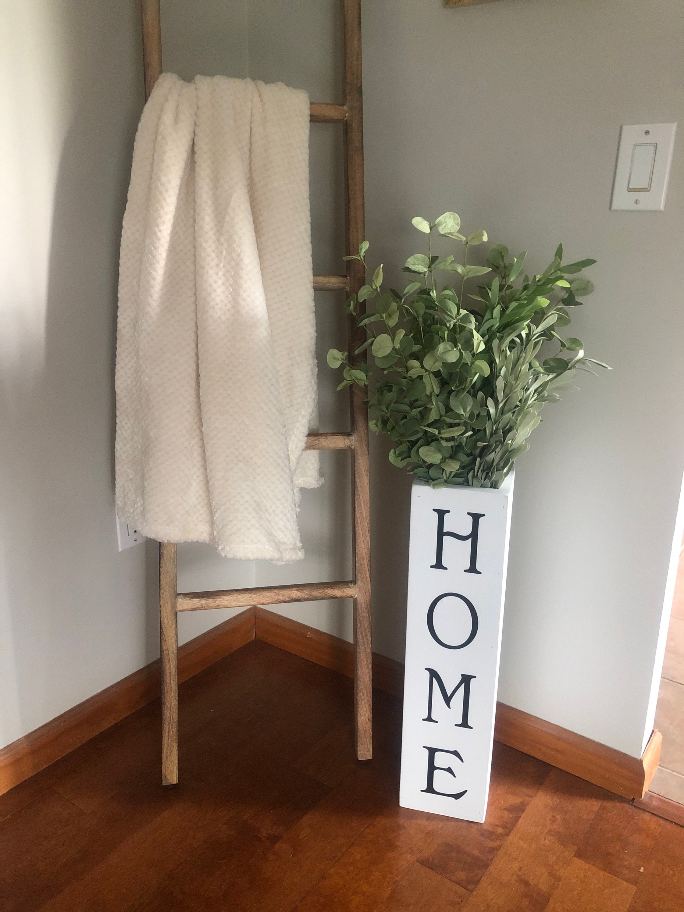 White floor vase farmhouse vase entryway decor large floor Etsy