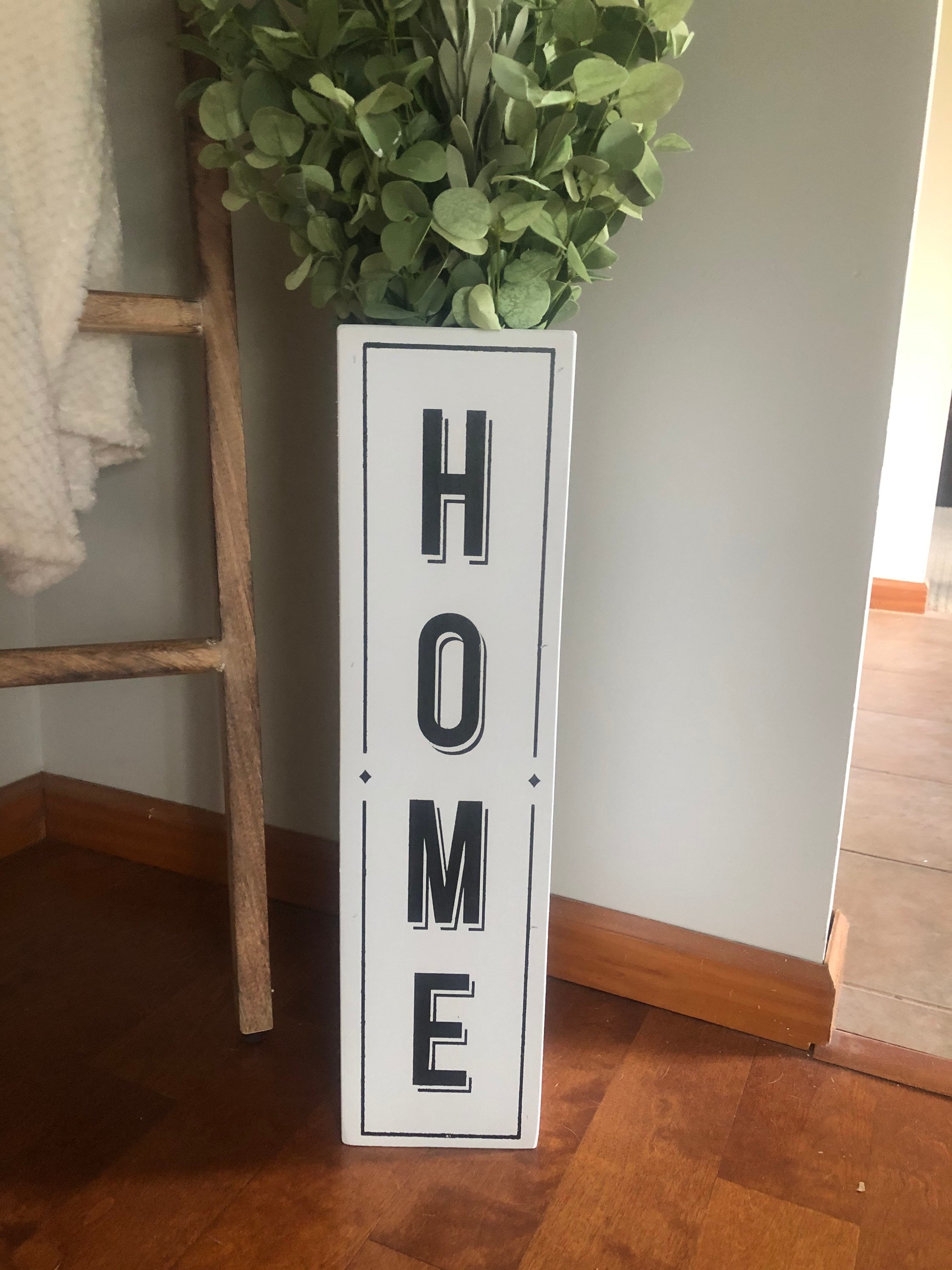 White floor vase farmhouse vase entryway decor large floor Etsy