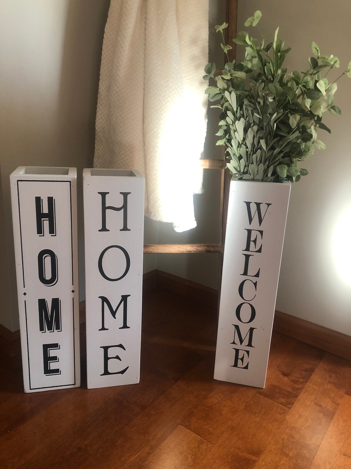 White floor vase farmhouse vase entryway decor large floor Etsy