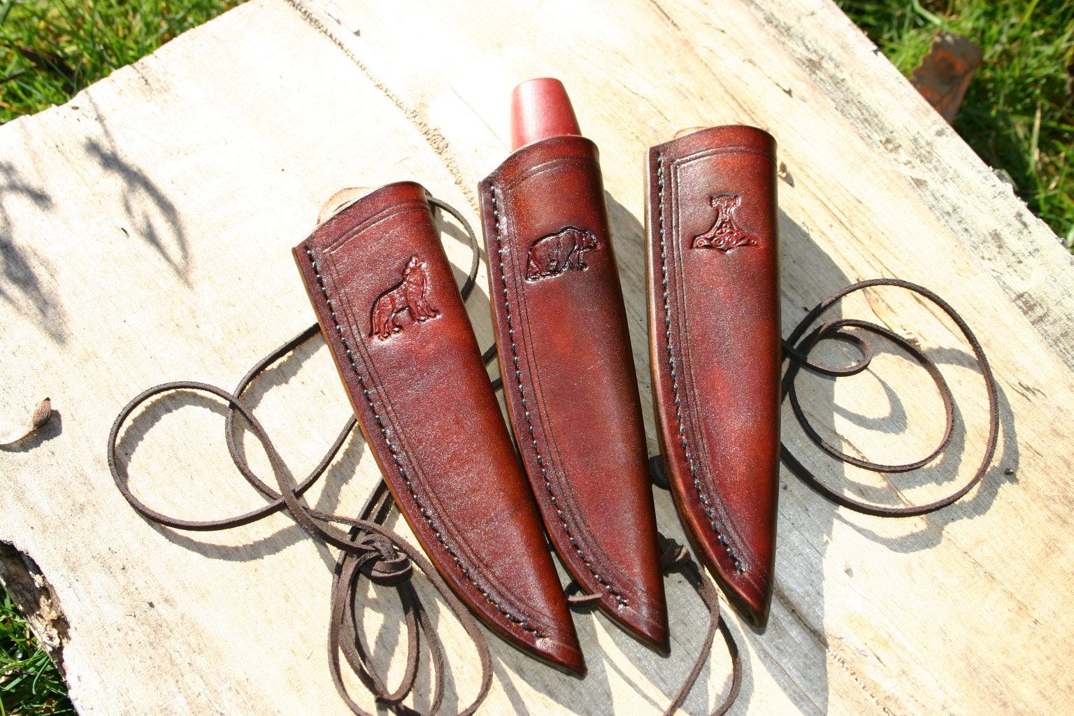 Tradicional Scandinavian Leather Sheath for Morakniv Garberg