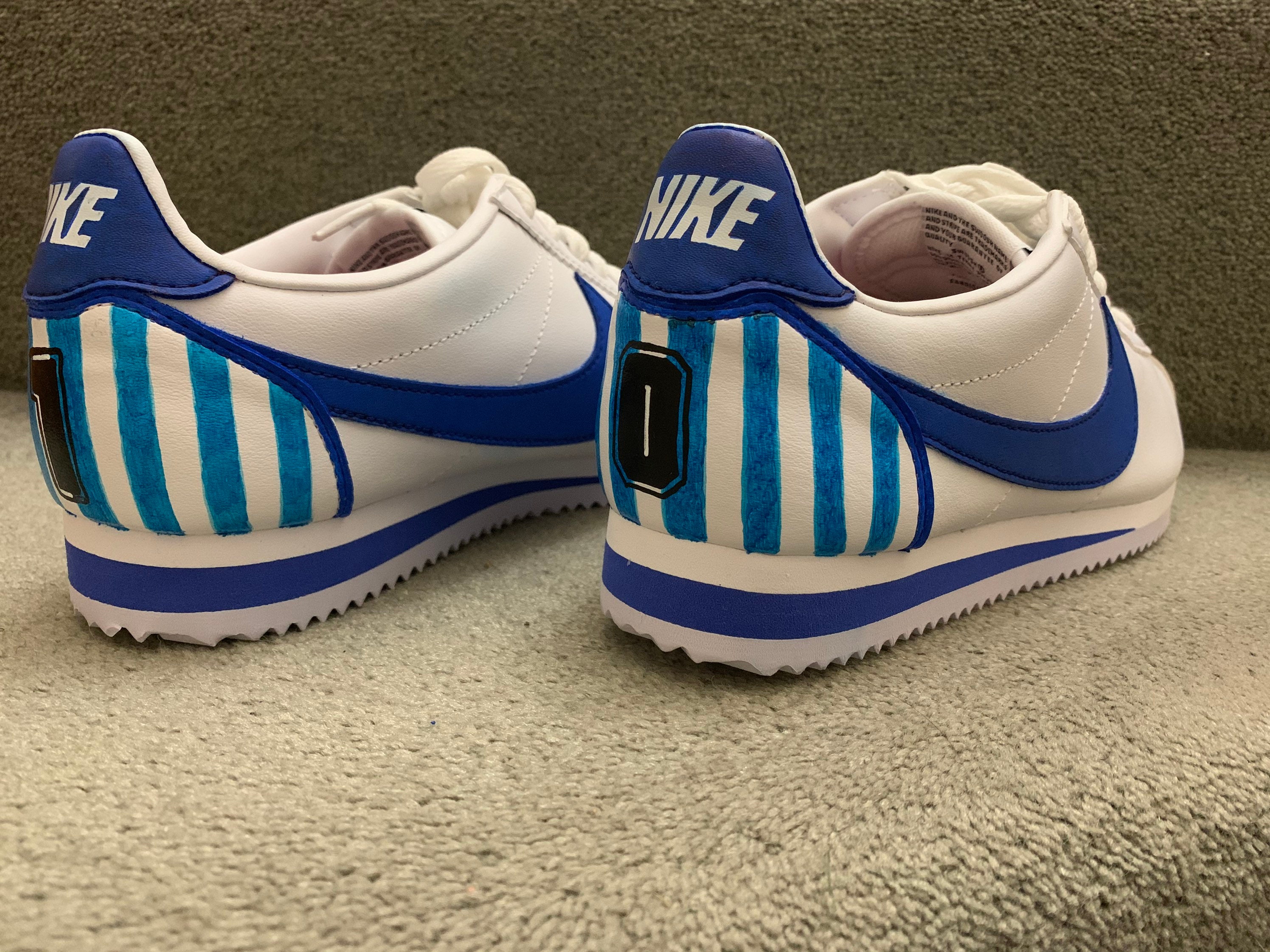 painted nike cortez