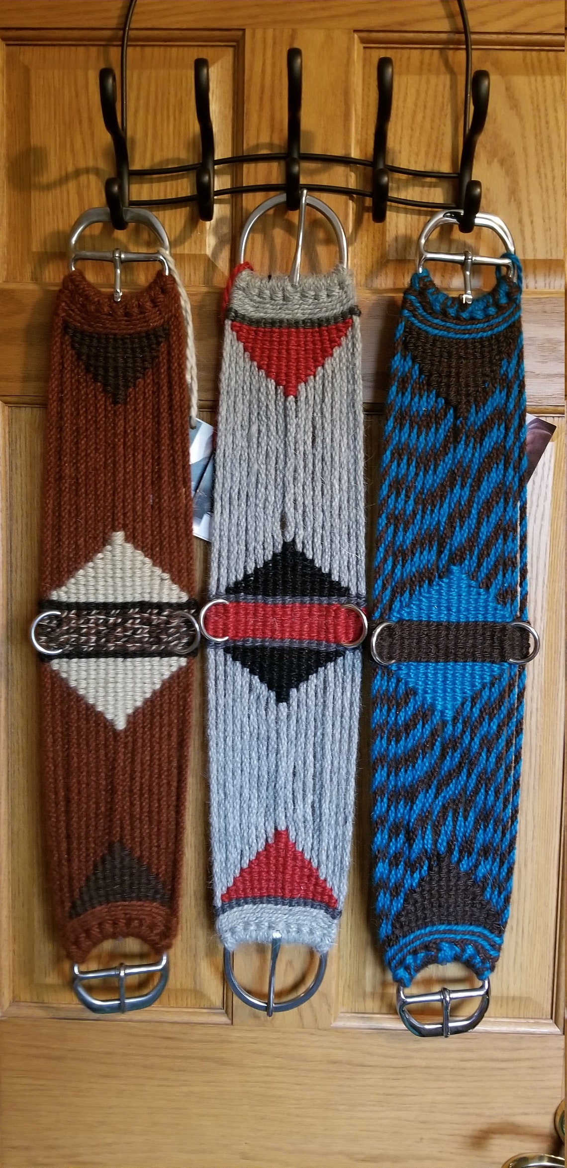 Custom Handtied 100 Mohair Cinch Saddle Girth Etsy