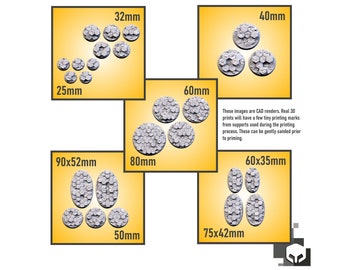 Basalt Hexes - High Res RPG Bases - Magnet Capable - Txarli Factory Phase II *NEW*