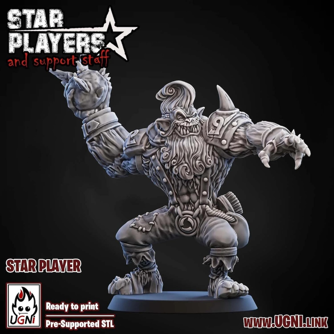 Norse Star Player | Yeti + Base | Ice Theme | League Compatible